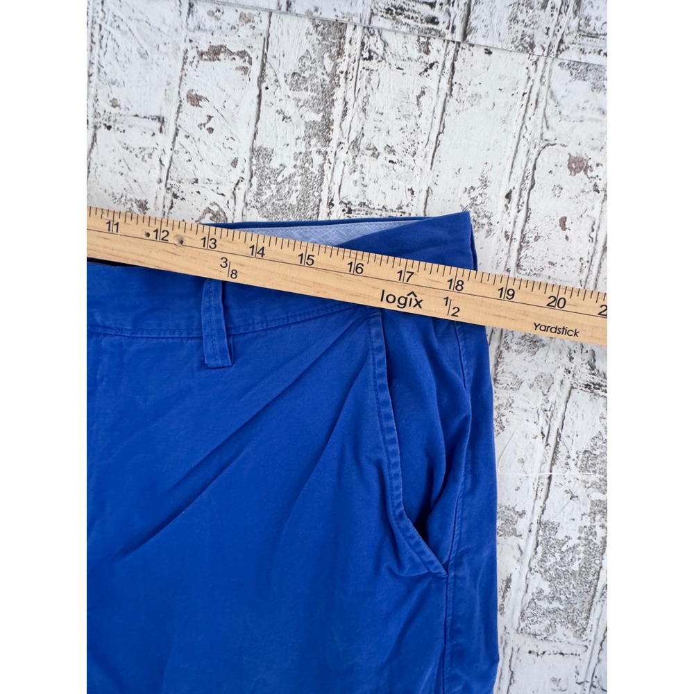 J. Crew Mens Stanton Chino Shorts Cobalt Blue 100% Cotton Size 37 14054 SP13 - Picture 5 of 7